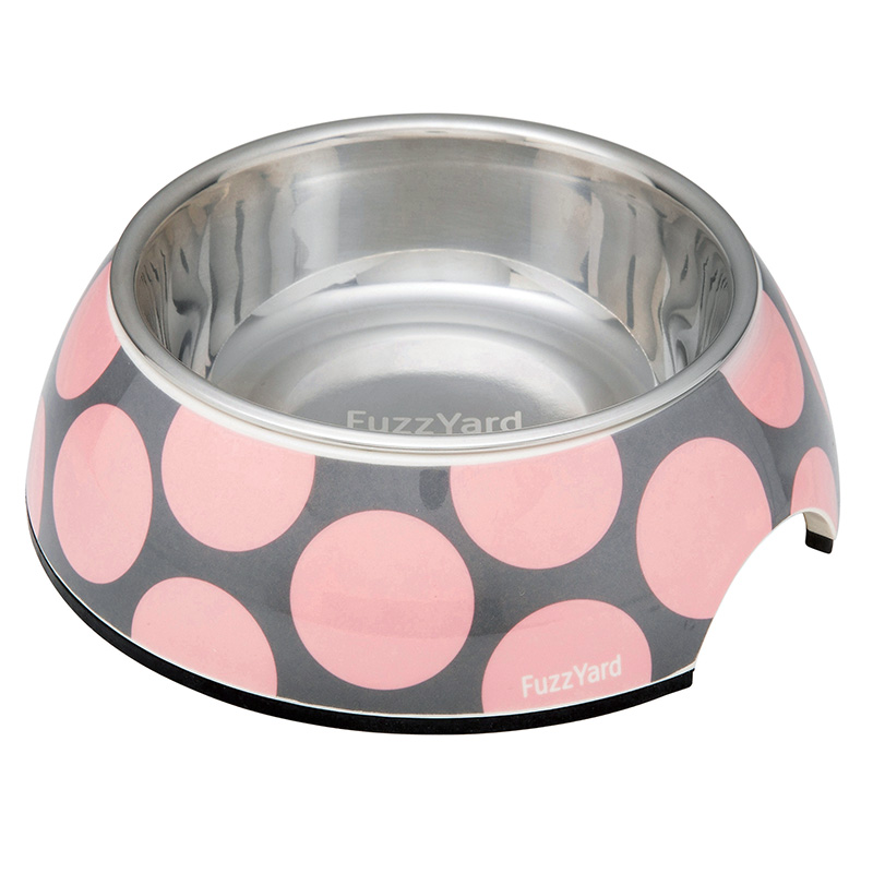 【FuzzYard】FZ二層食器バブル　ピンク
