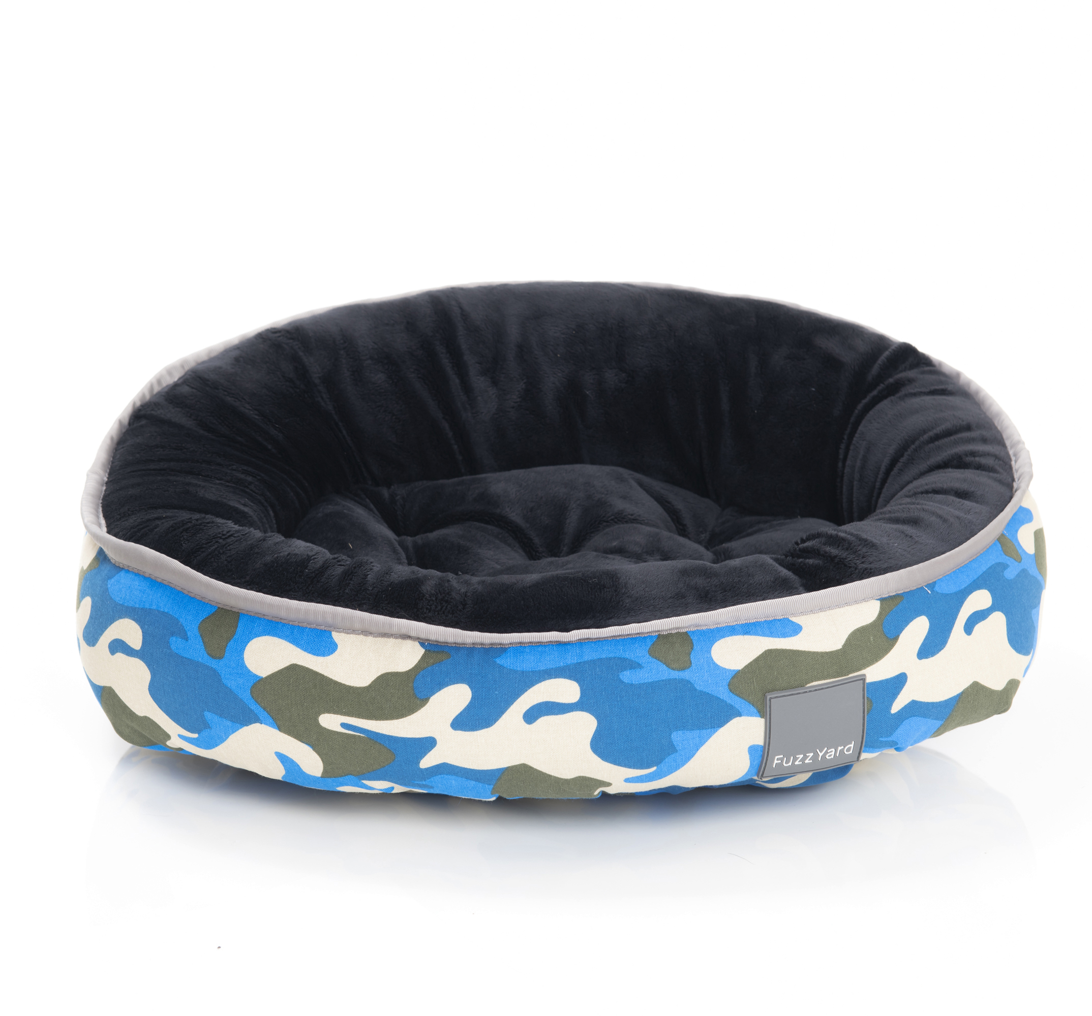 【FuzzYard】FZリバーシブルベッド カモブルー