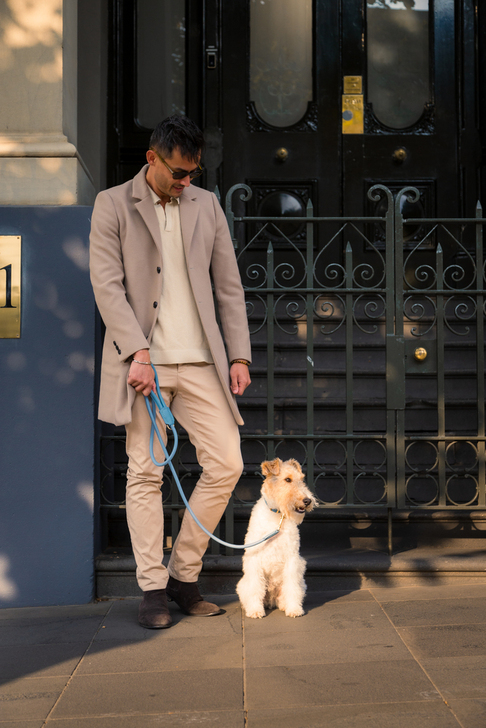 【FuzzYard LIFE】ライフアトリエドッグリードフレンチブルー