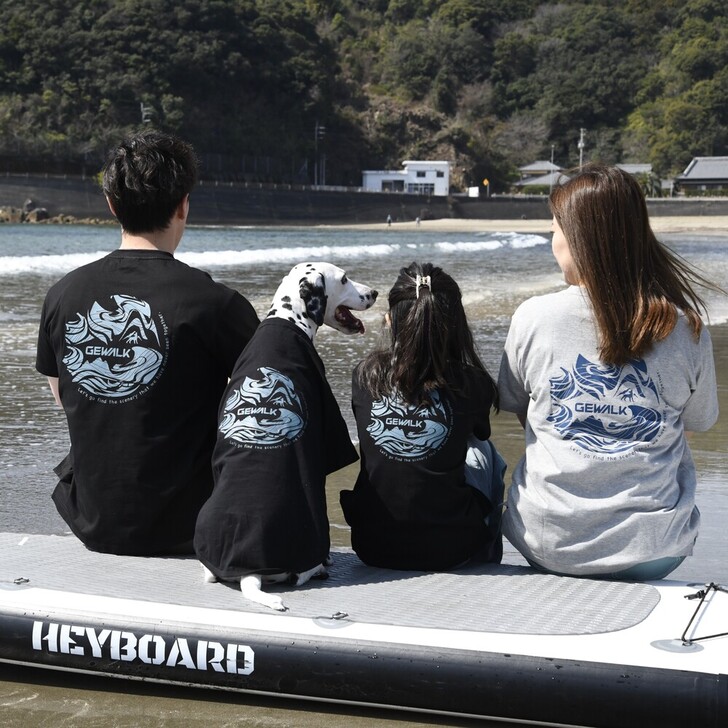 【GEWALK】530グラフィックティーシャツウェーブ