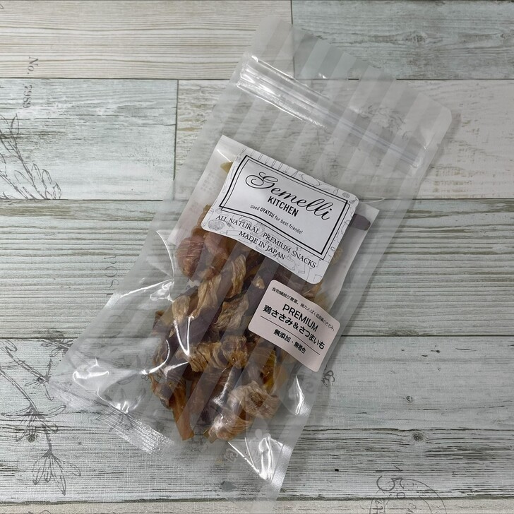 【Gemelli　kitchen】PREMIUM鶏ささみ&さつまいも