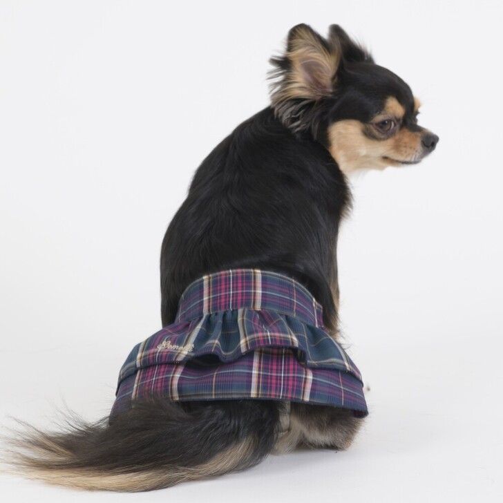 【Gemelli】クラシカルチェックマナースカート