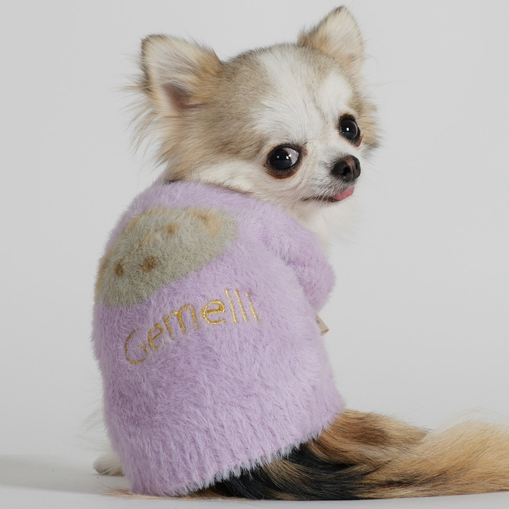 【Gemelli】Bearモヘア風ニット