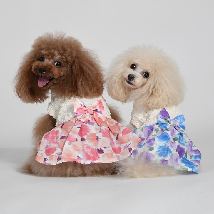 【Gemelli】水彩フラワーワンピース