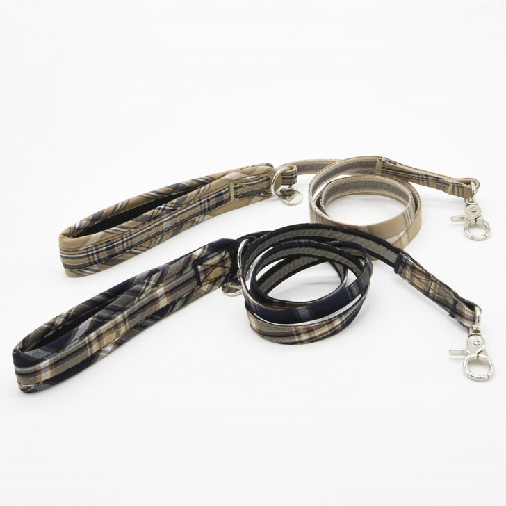 【Gemelli】タータンチェックリーシュ