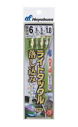 ライトタックル落し込み ケイムラ & ホロフラッシュ 4本鈎