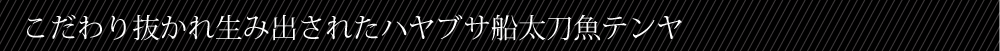 一刀両断　船太刀魚テンヤ