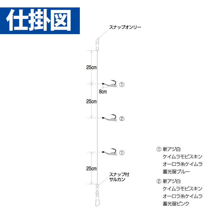 飛ばしサビキ ツイストケイムラレインボー｜製品情報｜HAYABUSA｜株式会社ハヤブサ