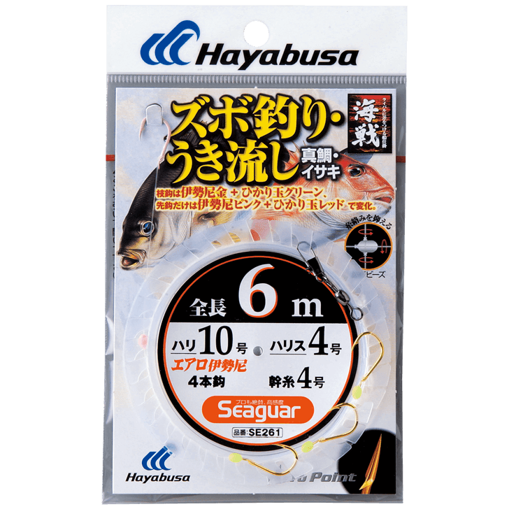 真鯛・イサキ ズボ釣り・うき流し 6m｜製品情報｜HAYABUSA｜株式