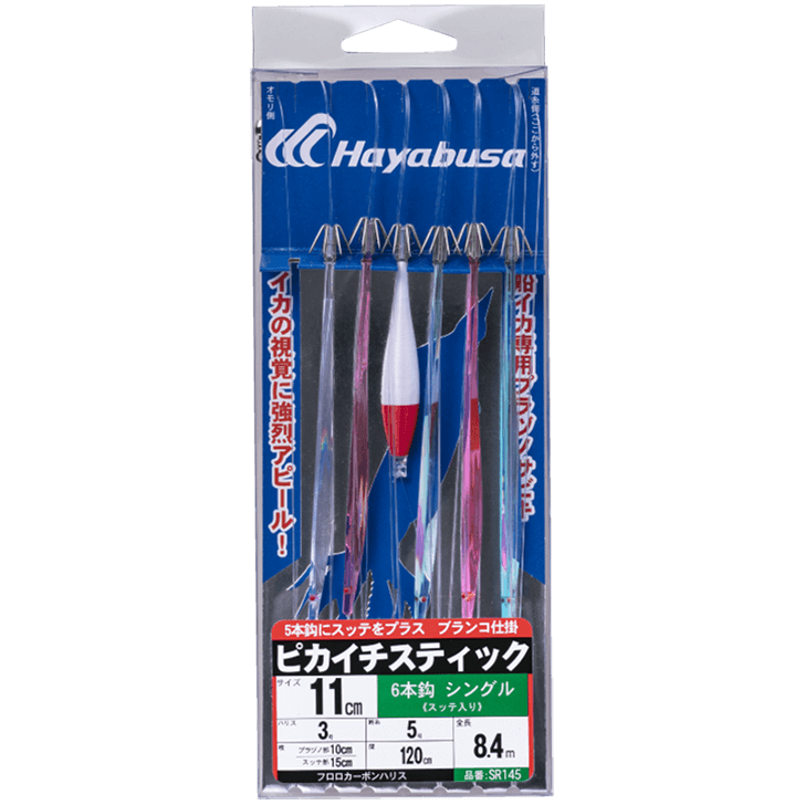 ピカイチスティック １１ｃｍ シングル ６本スッテ入り