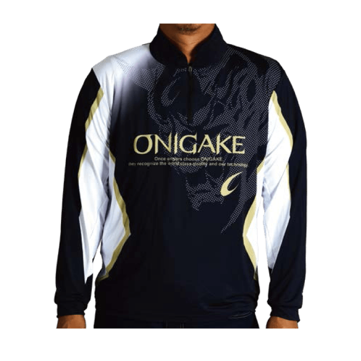 鬼掛 ジップアップシャツクール長袖｜製品情報｜ONIGAKE｜株式会社ハヤブサ