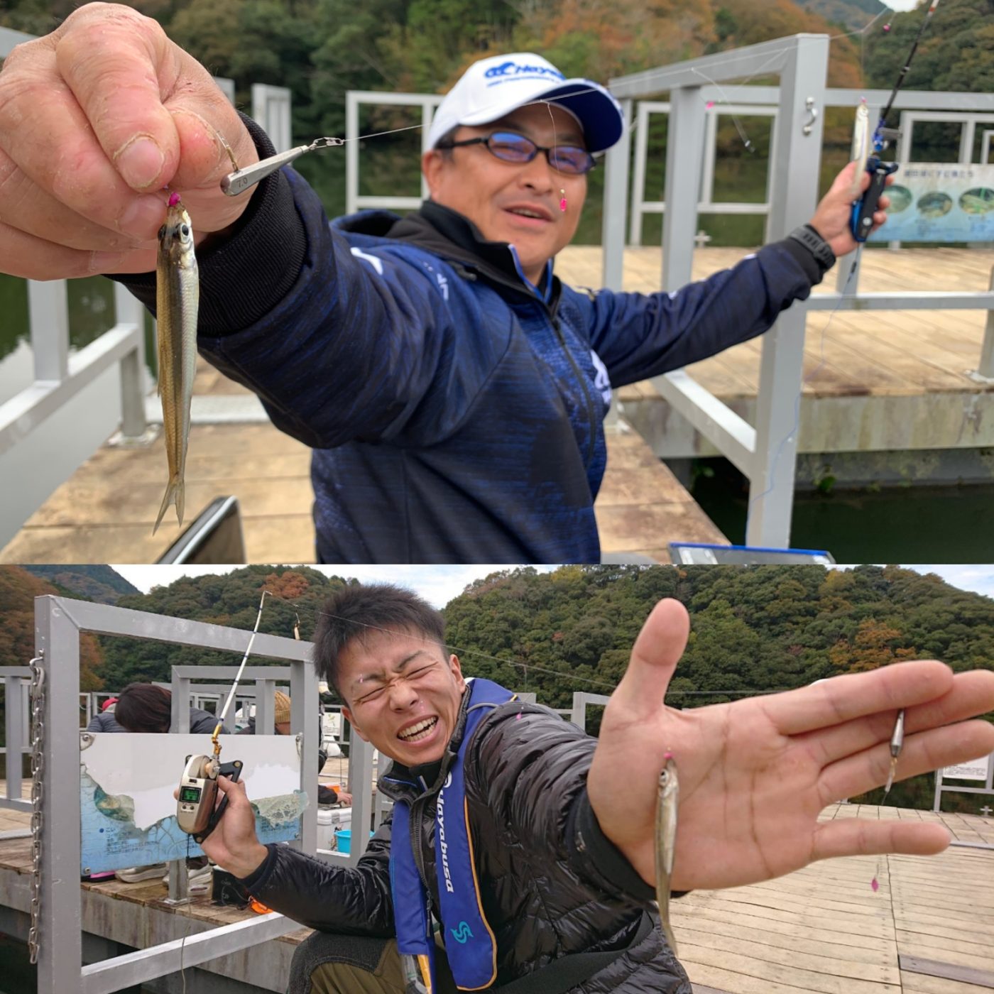 豊田湖畔公園で楽しいワカサギ釣り