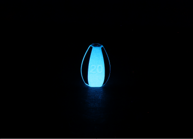 3.ブルー夜光　発光イメージ