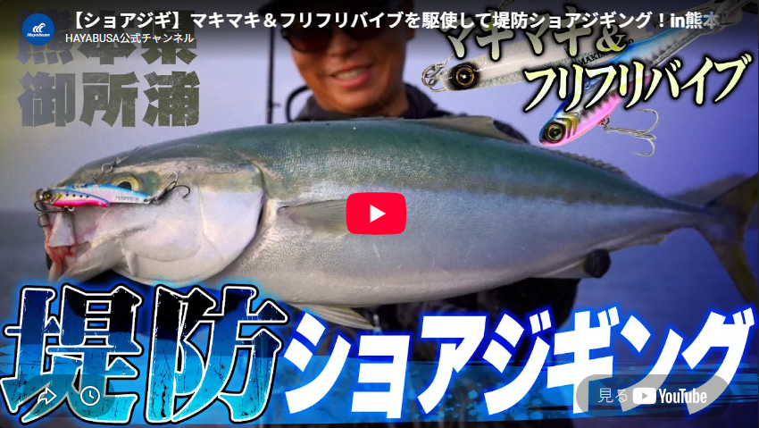 【ショアジギ】マキマキ＆フリフリバイブを駆使して堤防ショアジギング！in熊本県御所浦【ジャックアイ】