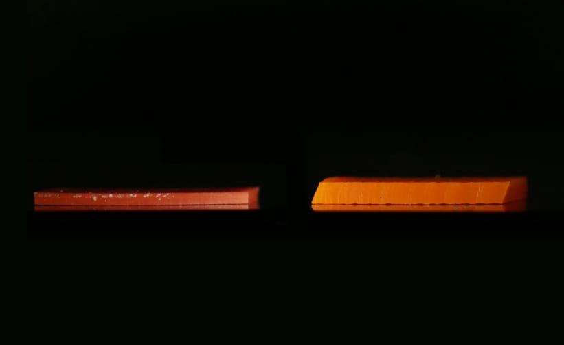 0.6㎜厚の極厚ネクタイを使用