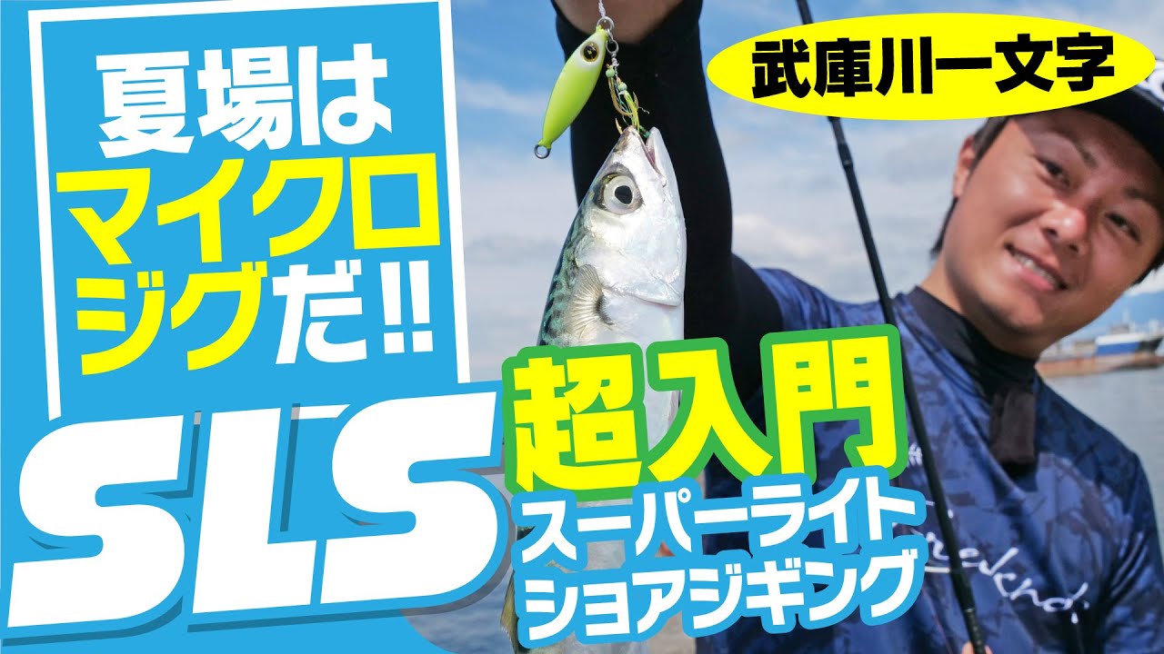 夏場はマイクロジグだ!!スーパーライトショアジギング超入門｜武庫川一文字