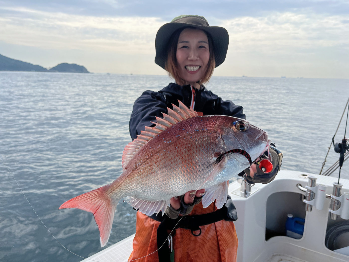 久しぶりのタイラバにて。